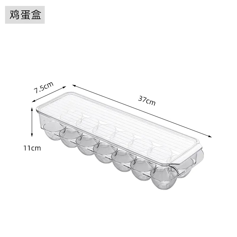 Plastic Storage Organizer for Kitchen Refrigerator (Drawer)