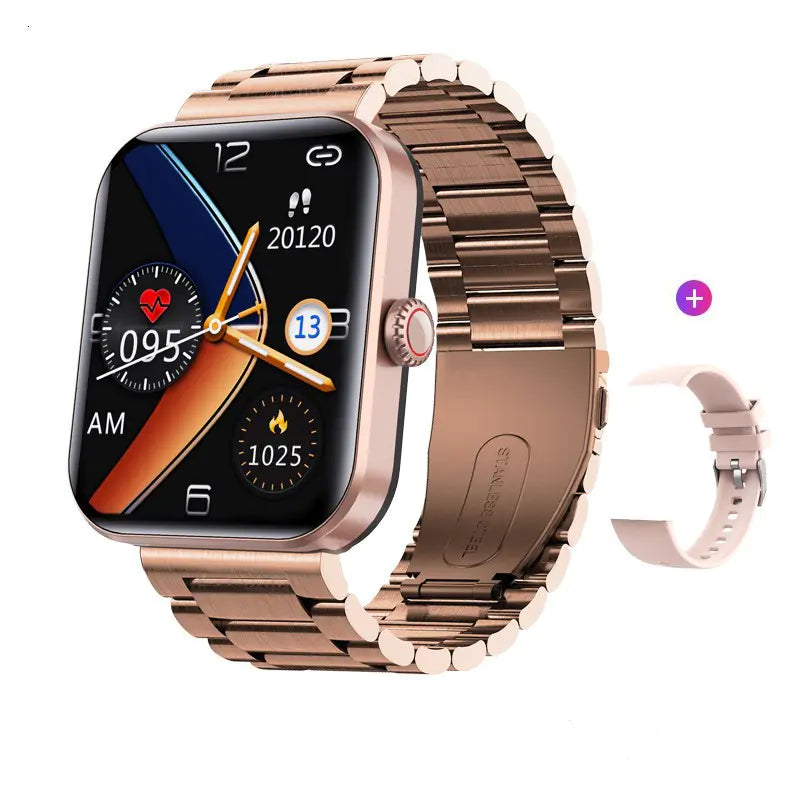 F57L Smart Watch with Temperature, Heart Rate & Step Tracker
