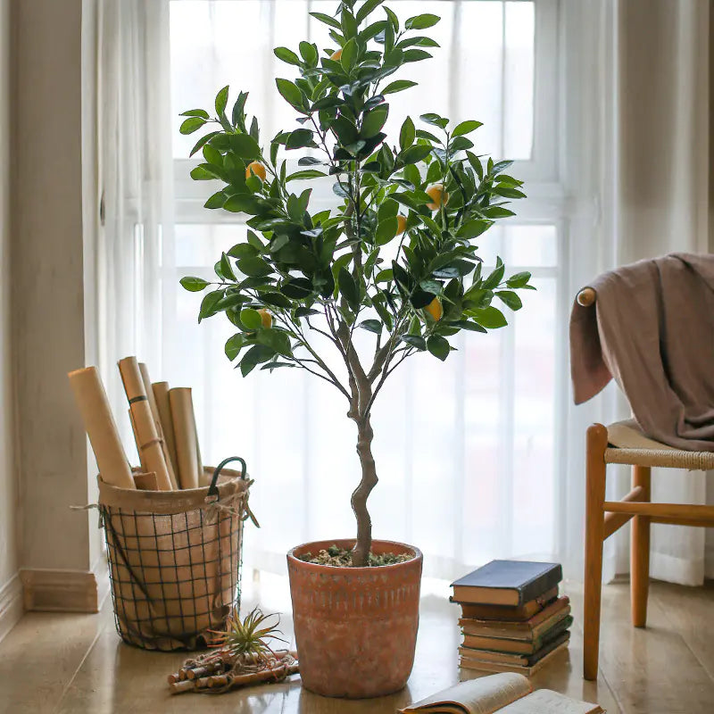 Vintage Red Clay Pot with African Element Design