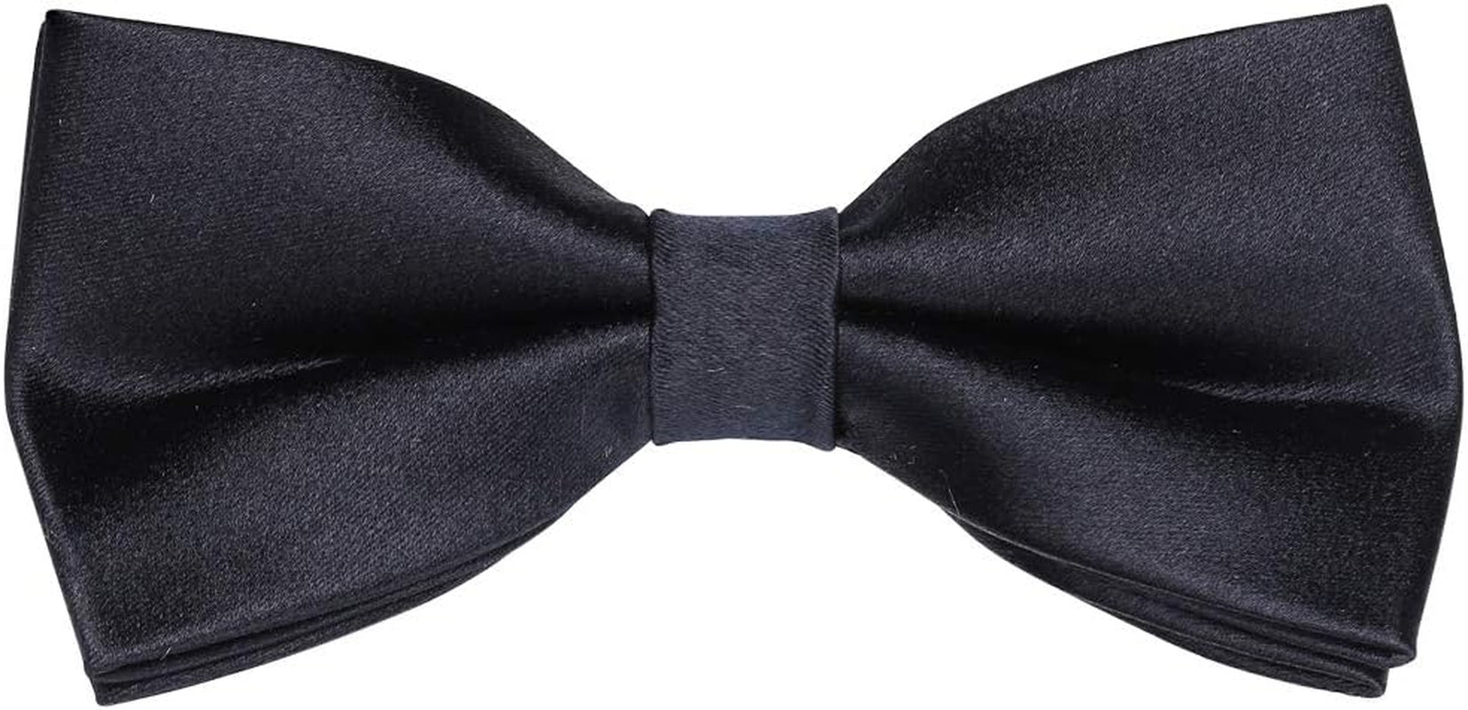 100% Silk Mens Bow Tie Bowtie Tuxedo Wedding Solid Color Formal Bow Ties for Man
