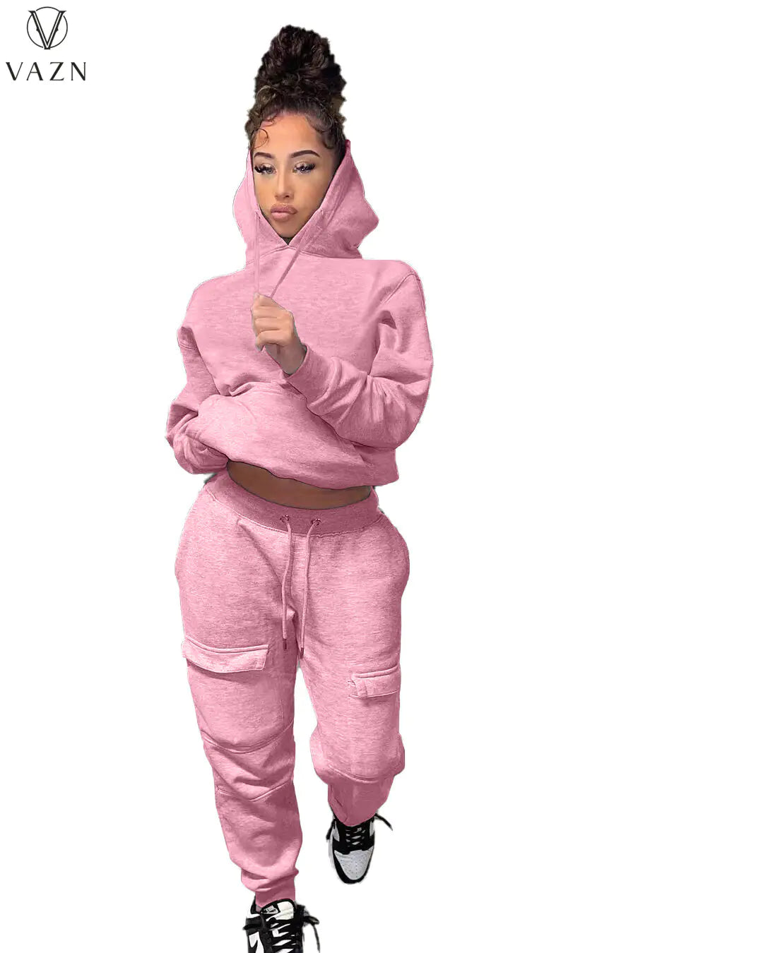 VAZN 2021 Spring Women’s Casual Two-Piece Suit Set