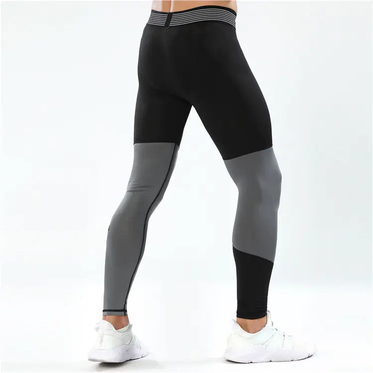 Men's Quick-Drying Stretch Tights for Fitness Running
