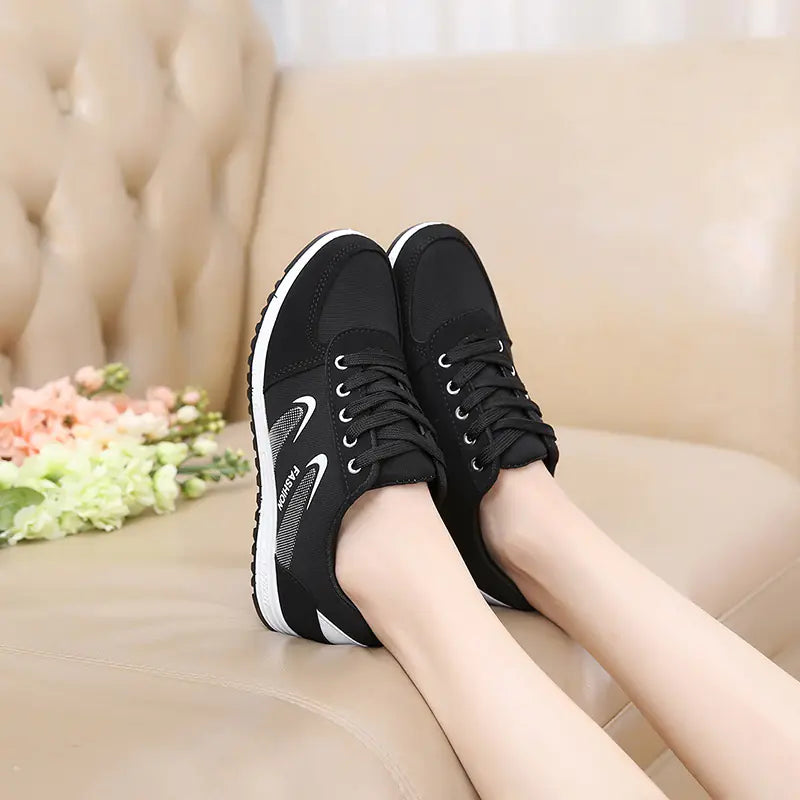 2023 Spring Autumn Casual Lace-Up Canvas Sneakers