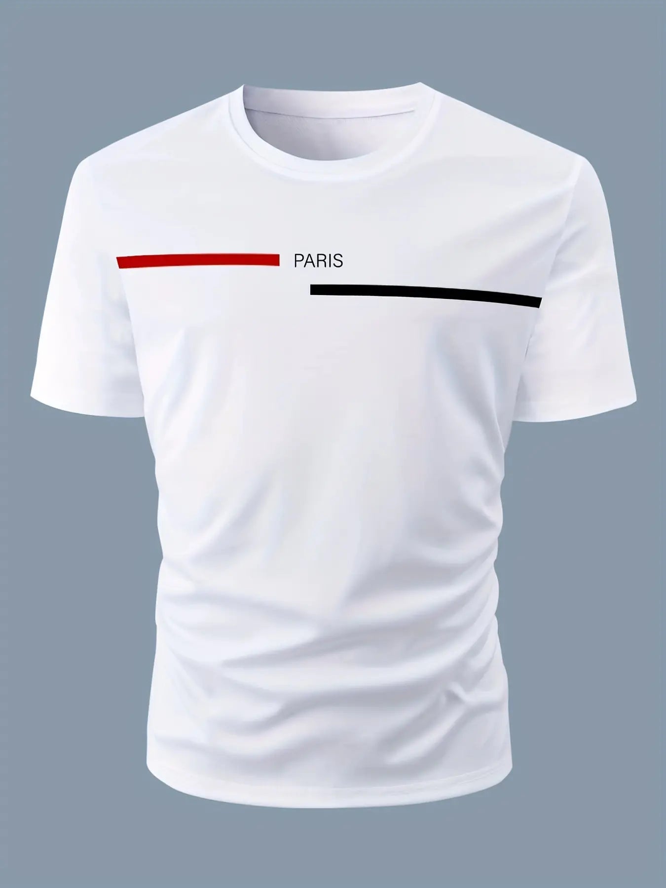 Men's Summer Loose Fit 100% Cotton Printed T-Shirt