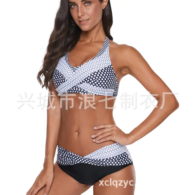 2023 Chic Polka Dot Bikini Set