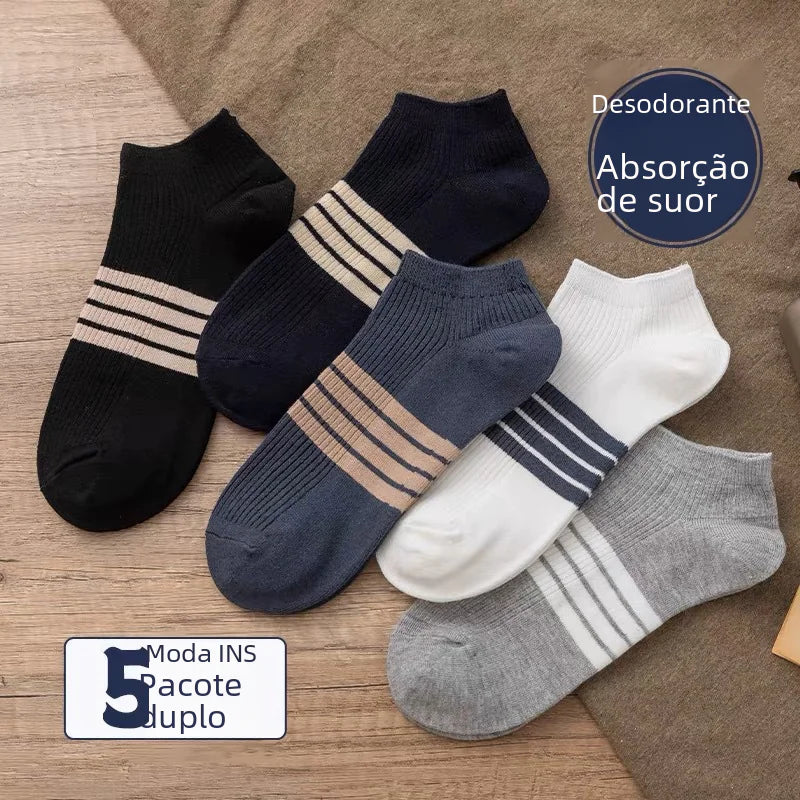 Men's Summer Sports Cotton No-Show Socks (Wholesale)