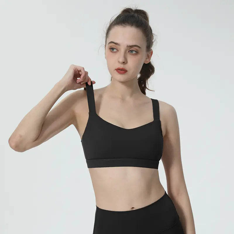 New Women's Sports Bra Yoga Tank Top Set for Fitness