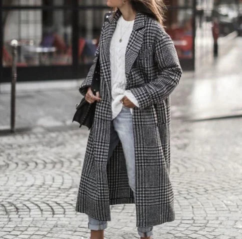 Korean Style Elegant Suit and Woolen Overcoat