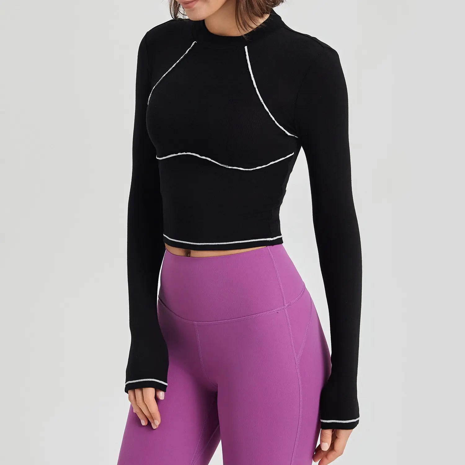 Women's Long Sleeve Fitness Suit for Autumn & Winter