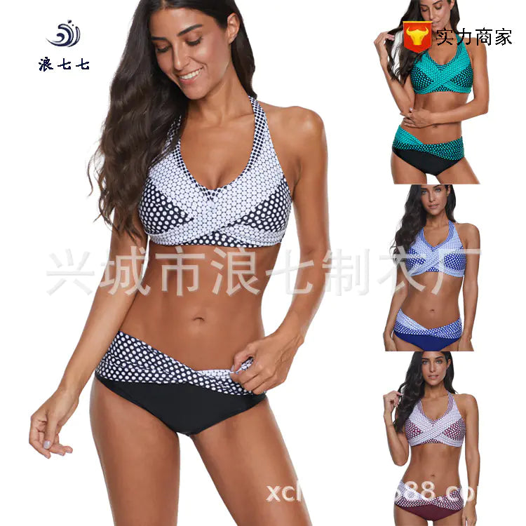 2023 Chic Polka Dot Bikini Set
