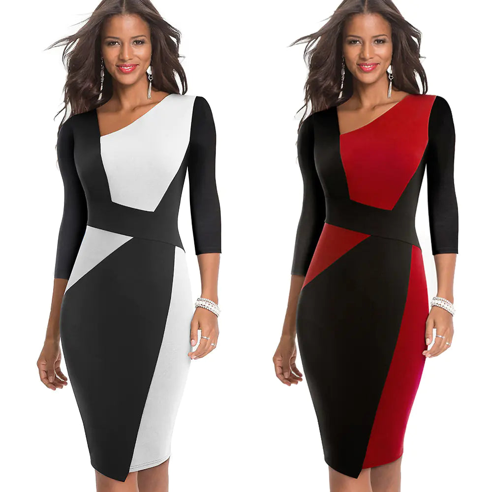 2019 Summer Women's Slim Fit Pencil Dress