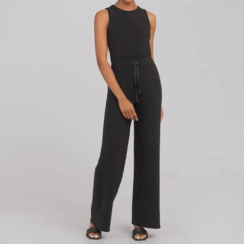 2024 Summer Women's Fashion Solid Color Jumpsuit