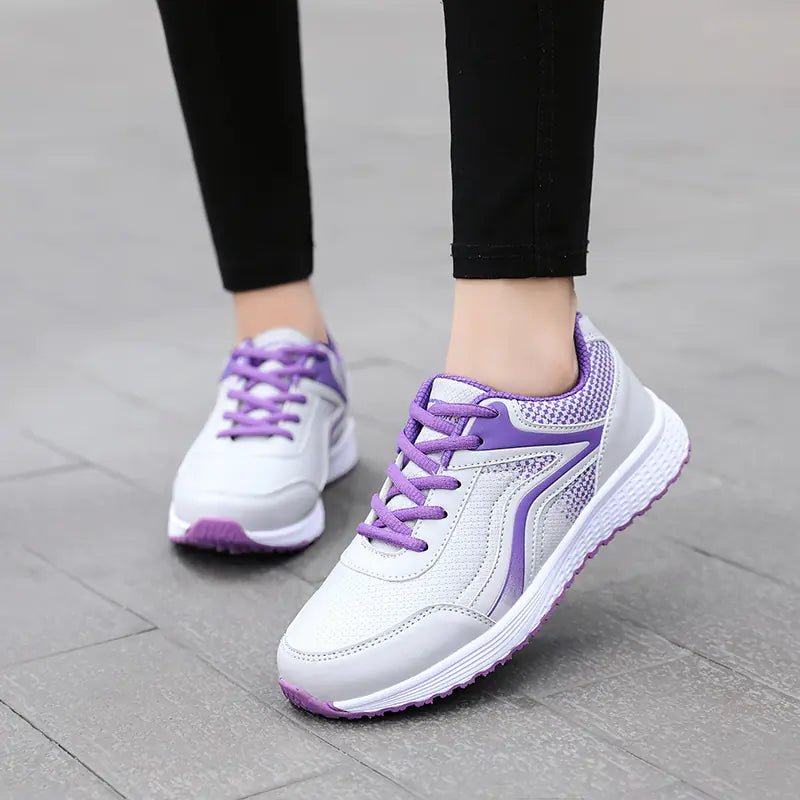 Breathable Lightweight Slip-On Sneakers for Women