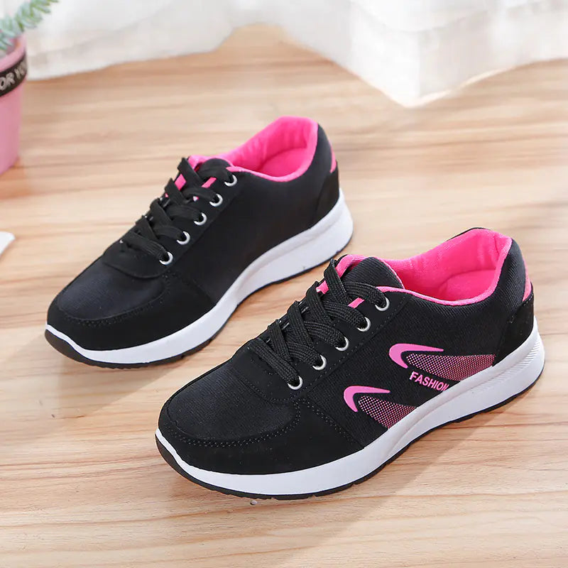 2023 Spring Autumn Casual Lace-Up Canvas Sneakers