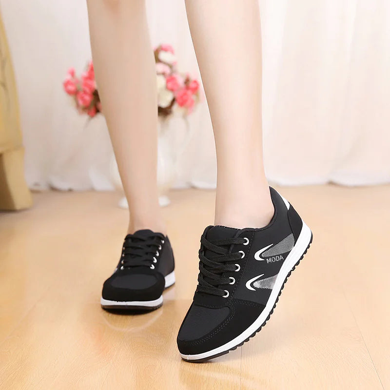 2023 Spring Autumn Casual Lace-Up Canvas Sneakers