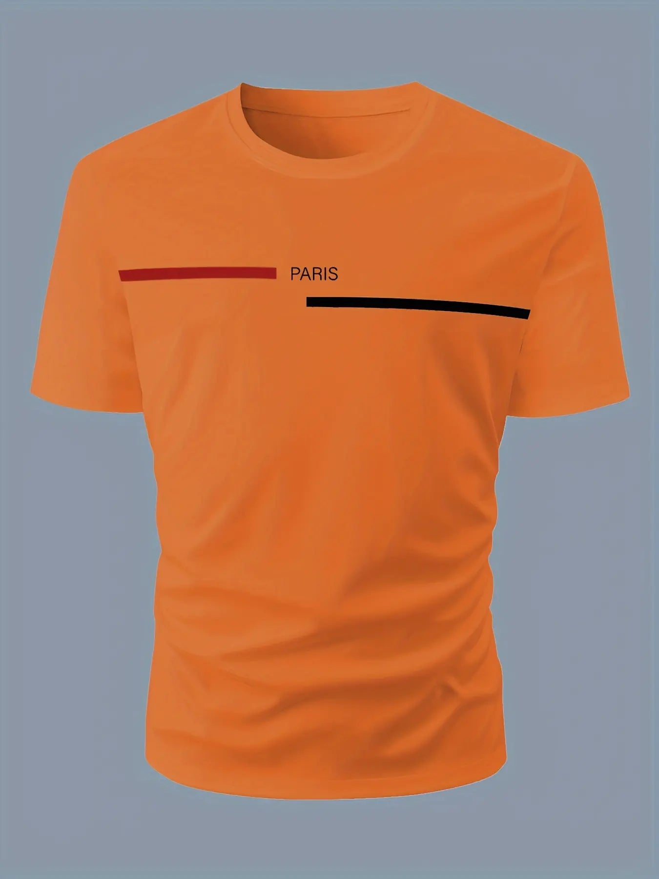 Men's Summer Loose Fit 100% Cotton Printed T-Shirt