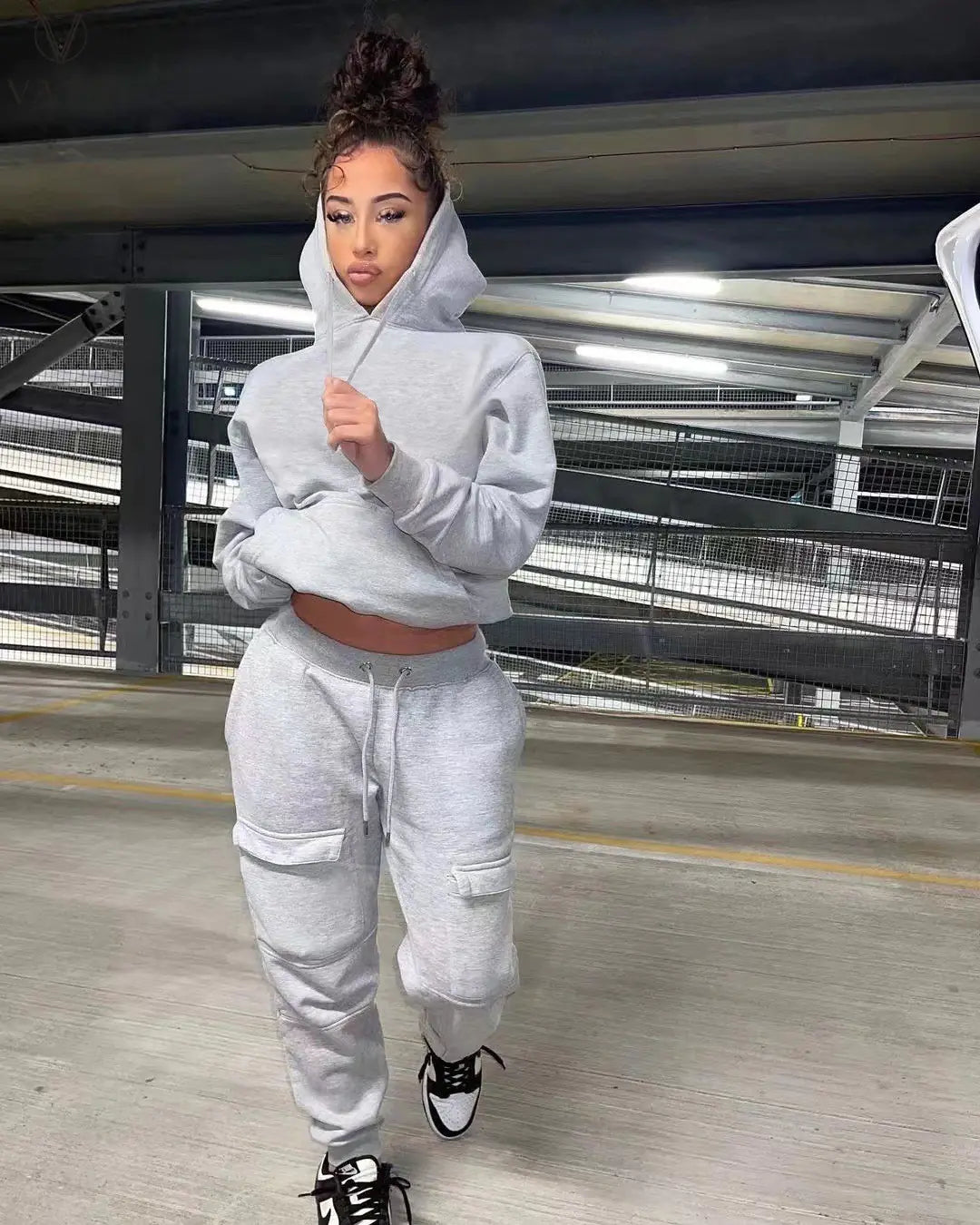 VAZN 2021 Spring Women’s Casual Two-Piece Suit Set