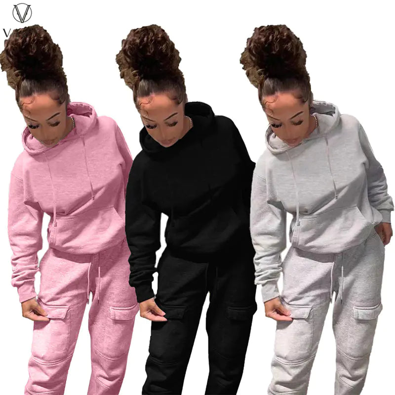 VAZN 2021 Spring Women’s Casual Two-Piece Suit Set