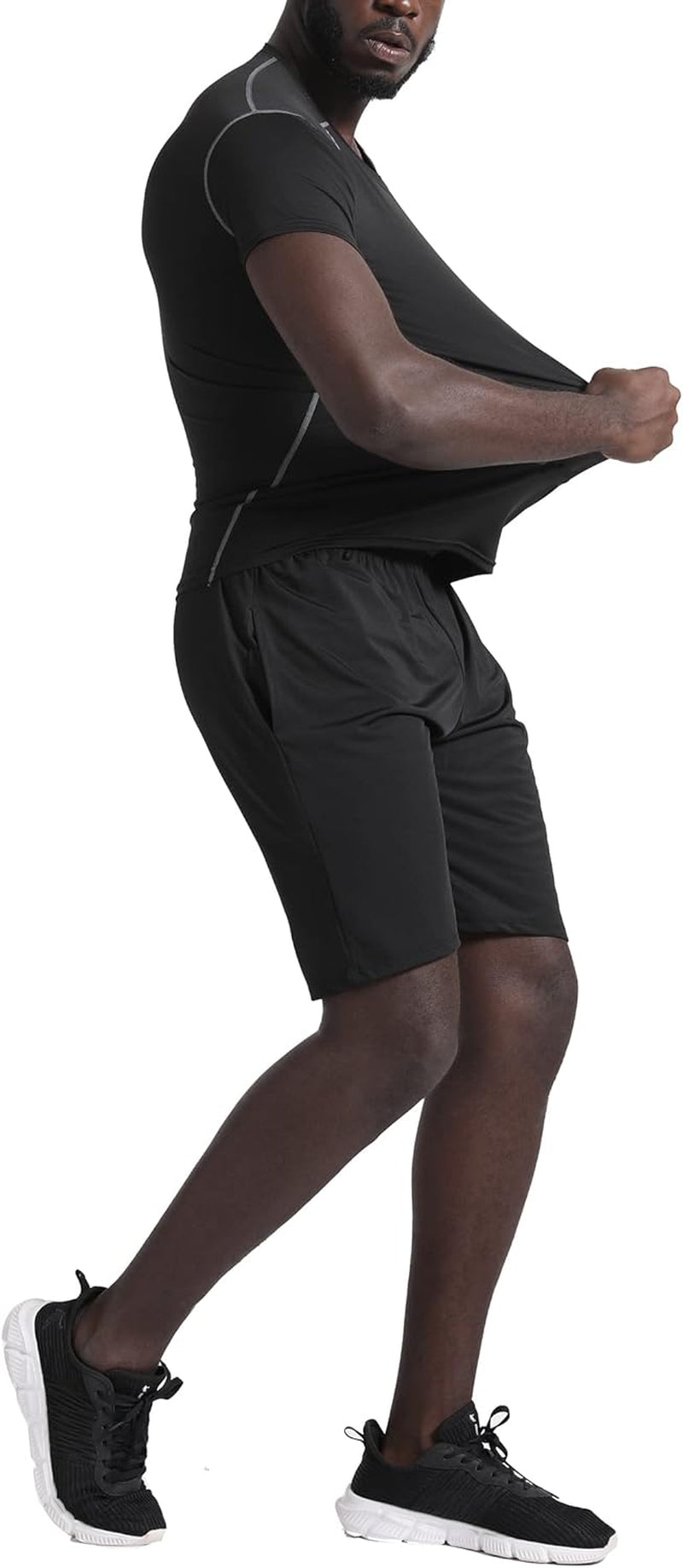 5Pcs Men'S Compression Pants Shirt Top Long Sleeve Jacket Athletic Sets Gym Clothing Mens Workout