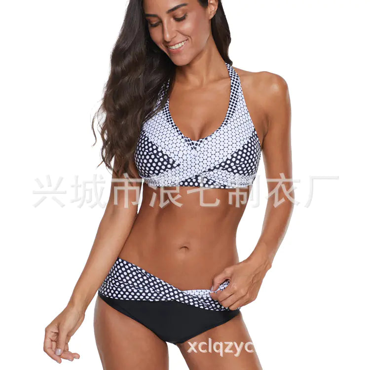 2023 Chic Polka Dot Bikini Set