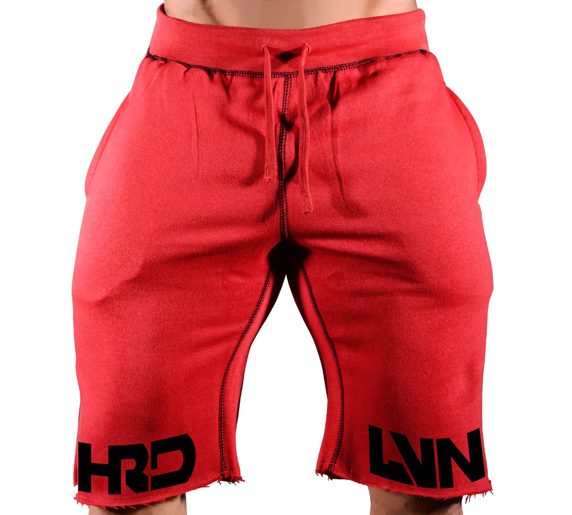 Men's Summer Sports Running Shorts with Drawstring Print