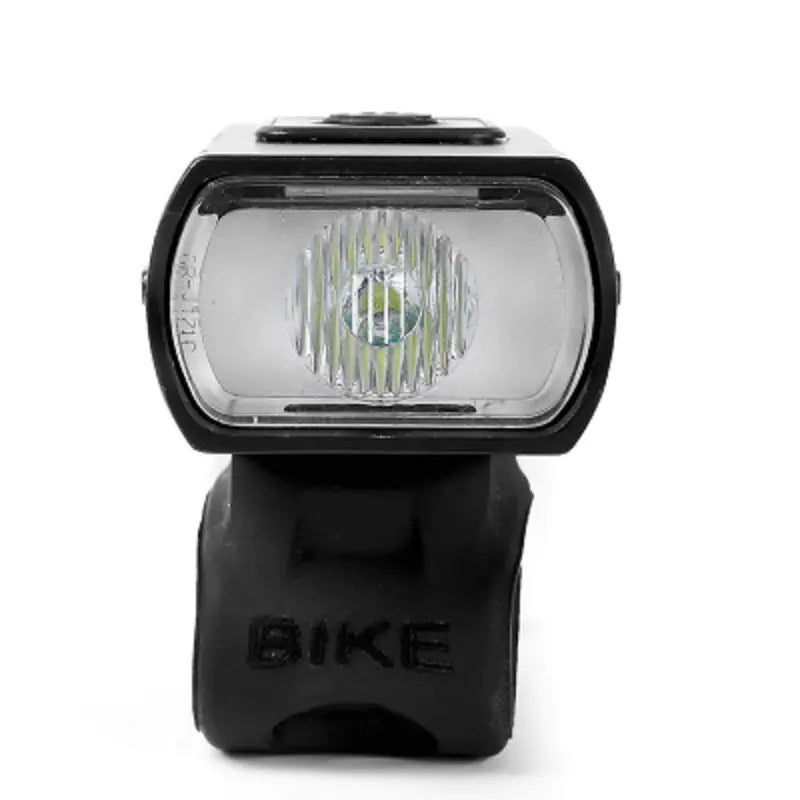 USB Rechargeable Aluminum Bicycle Front Light with Display