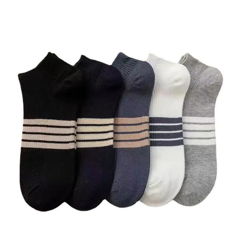 Men's Summer Sports Cotton No-Show Socks (Wholesale)