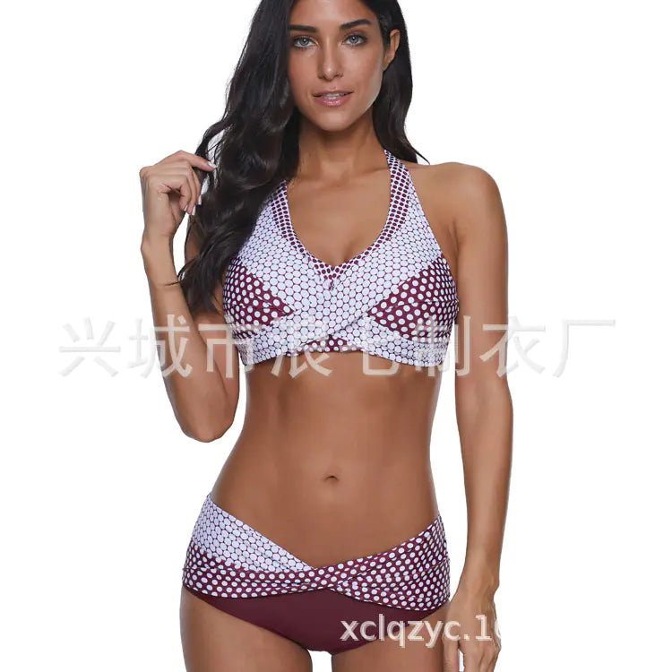 2023 Chic Polka Dot Bikini Set