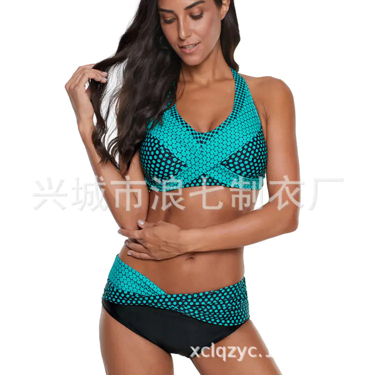 2023 Chic Polka Dot Bikini Set