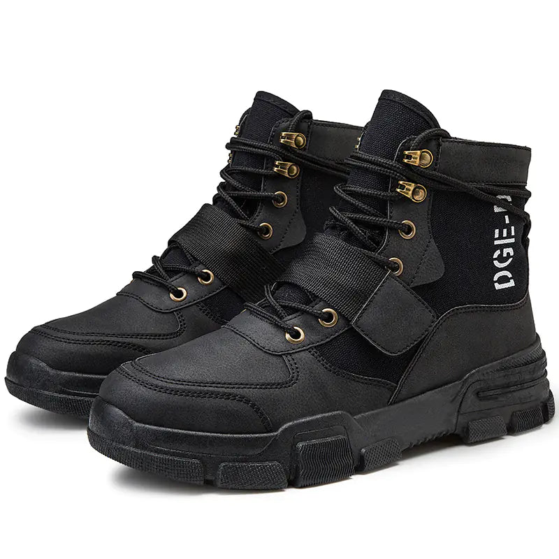 Men's High-Top Martin Boots for Outdoor Fashion