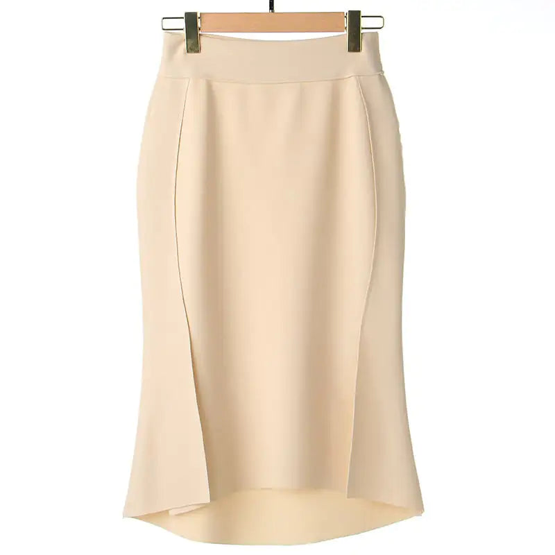 French Fishtail Sheath Split Skirt for Women